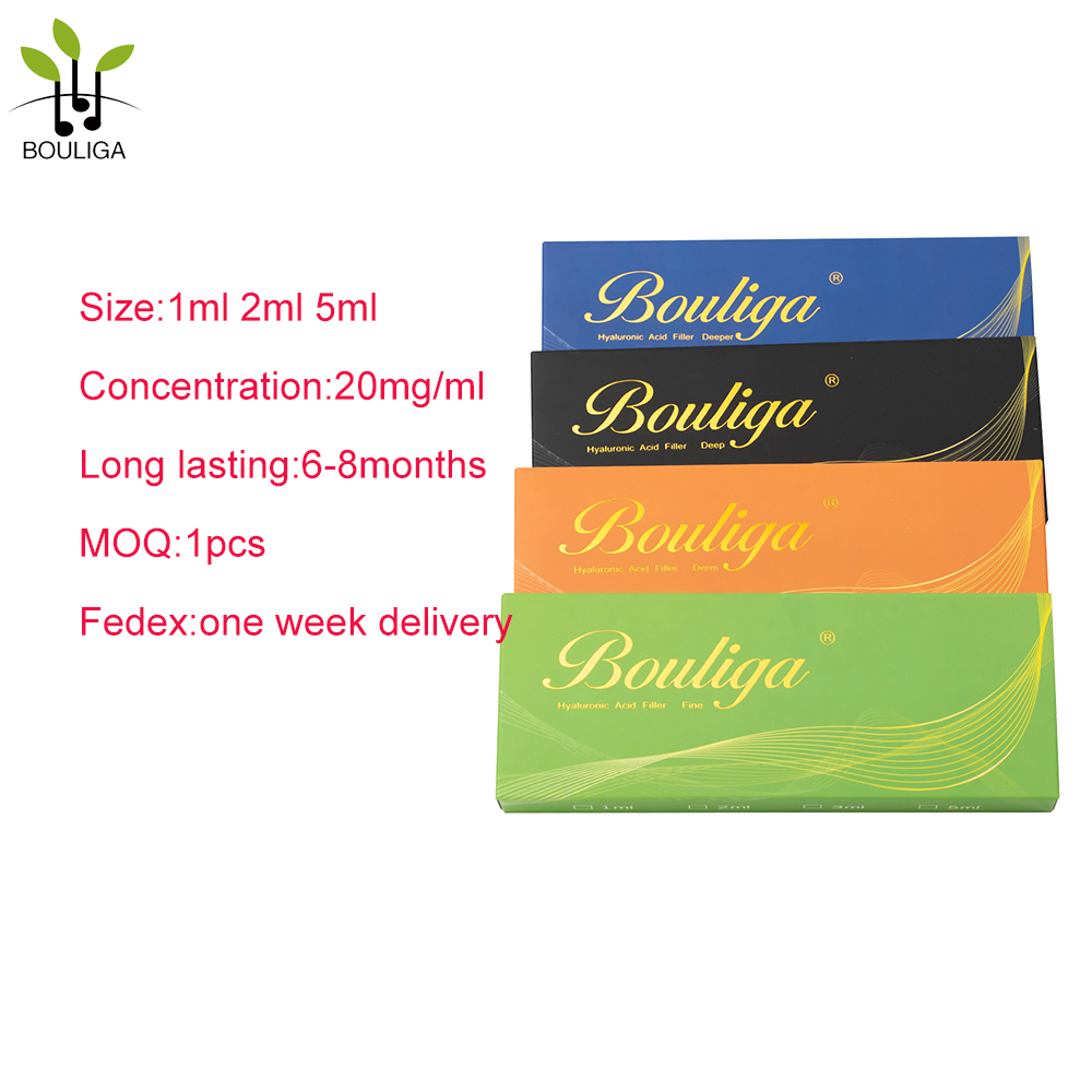 Produits de comblement cutané - Différentes tailles disponibles (1 ml, 2 ml, 5 ml, 10 ml, 20 ml, 50 ml)