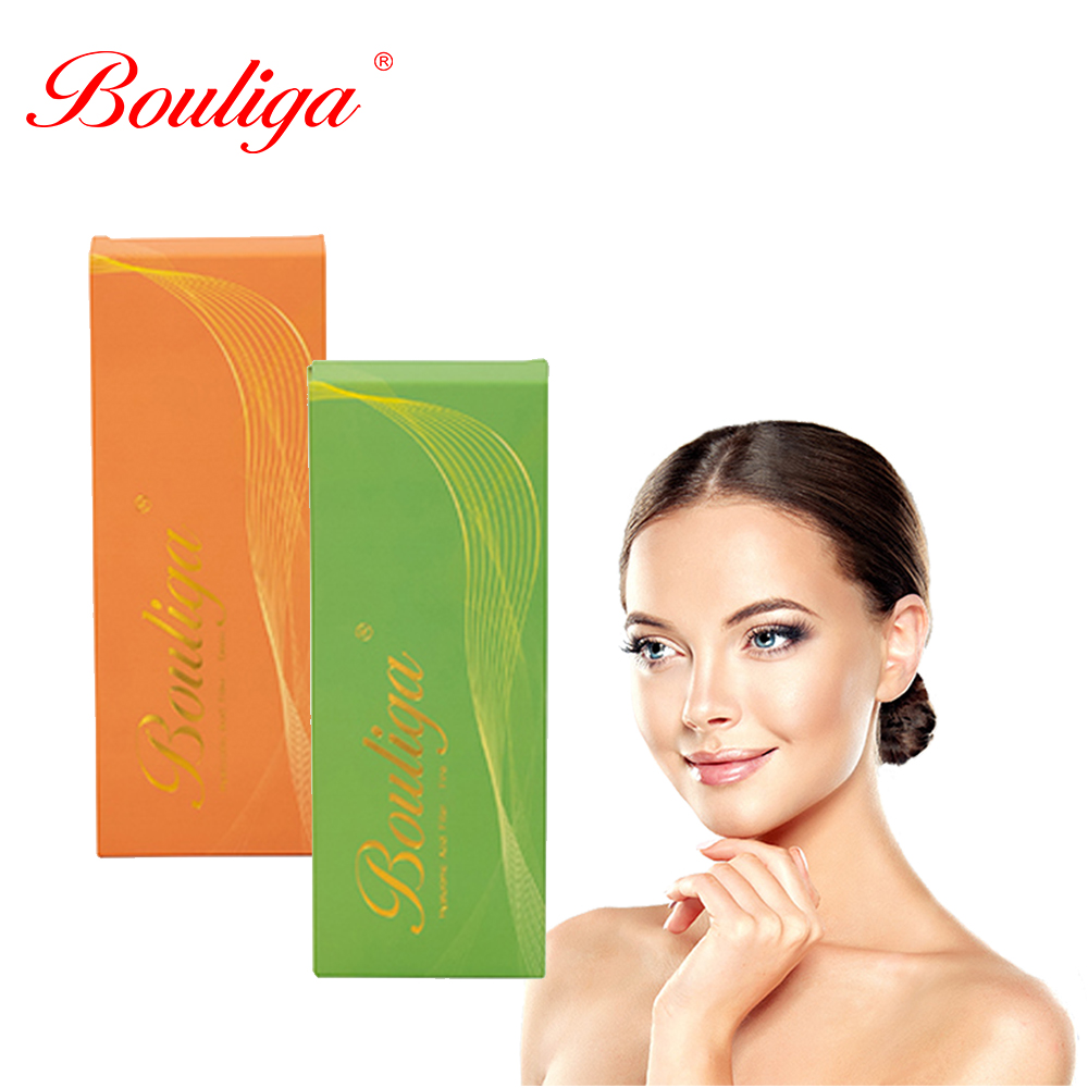 Bouliga 2ml Volume 100% acide hyaluronique pur combleur pour rides et plis du visage