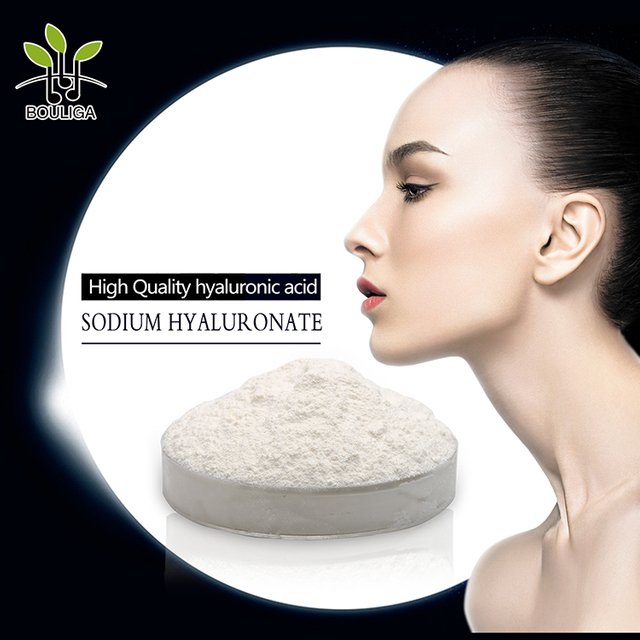 Poudre d'hyaluronate de sodium de qualité cosmétique/acide hyaluronique
